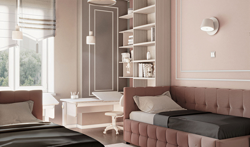 Кровать интерьерная Мирабелла левая