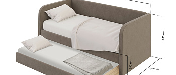 Кровать интерьерная Мелиса 