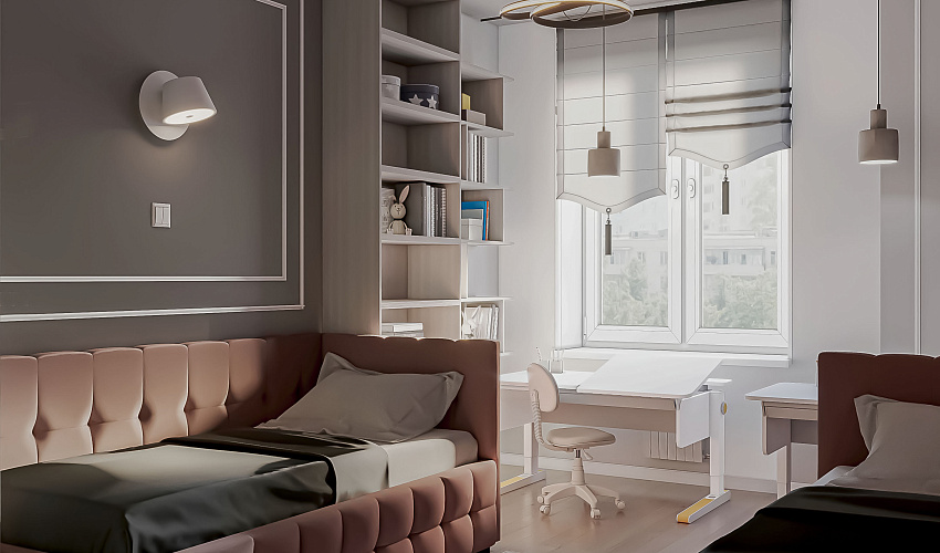 Кровать интерьерная Мирабелла правая