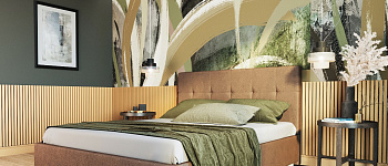 Кровать интерьерная Блюз (изголовье 100)