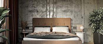 Кровать интерьерная Блюз (изголовье 100)