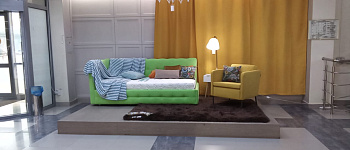 Кровать интерьерная Мирабелла левая