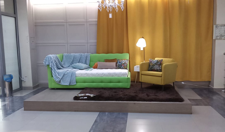 Кровать интерьерная Мирабелла левая