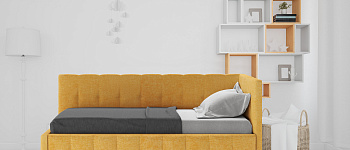 Кровать интерьерная Мирабелла левая