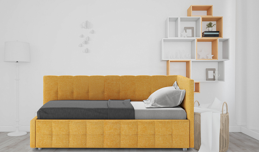 Кровать интерьерная Мирабелла левая