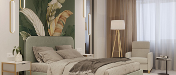 Кровать интерьерная Лилу